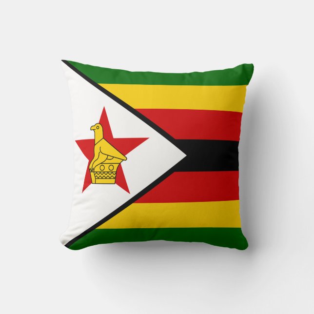 Vlag van Zimbabwe Kussen (Voorkant)
