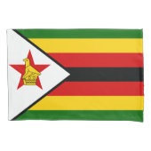 Vlag van Zimbabwe Kussensloop (Voorkant-Links)