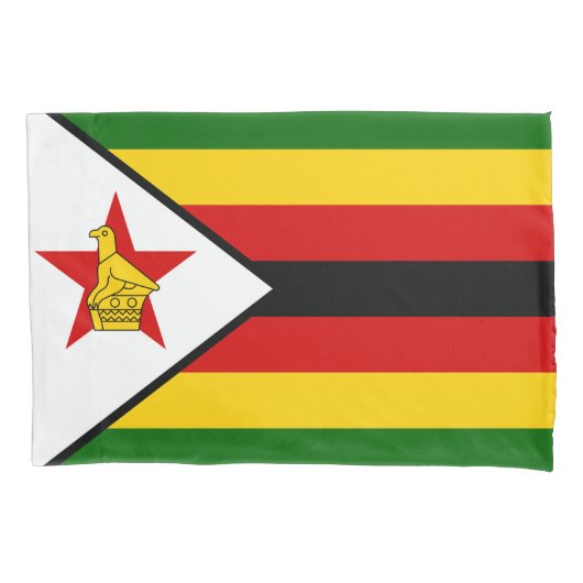 Vlag van Zimbabwe Kussensloop (Voorkant-Links)