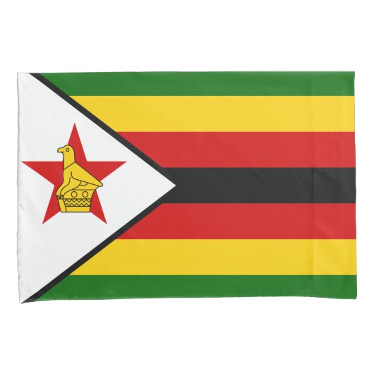 Vlag van Zimbabwe Kussensloop (Voorkant-Rechts)