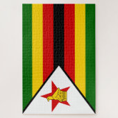 Vlag van Zimbabwe Legpuzzel (Verticaal)