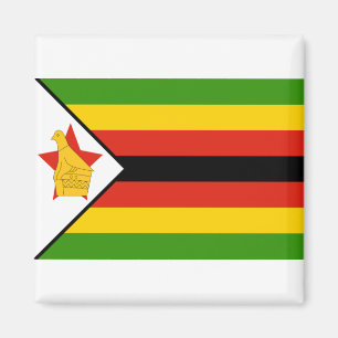 Vlag van Zimbabwe Magneet