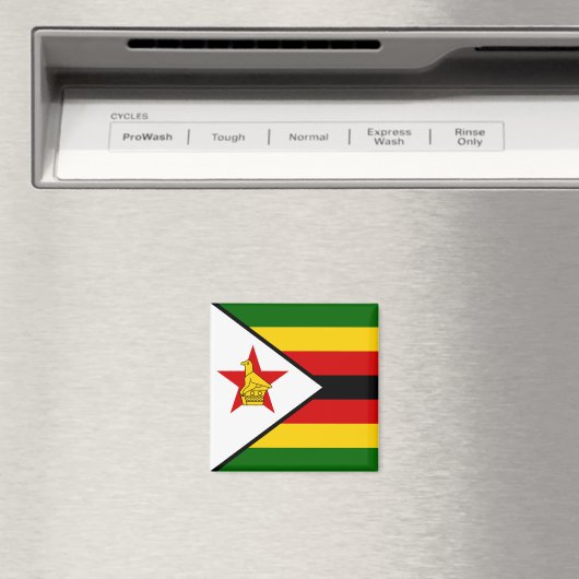 Vlag van Zimbabwe Magneet (Insitu (Vaatwasser))