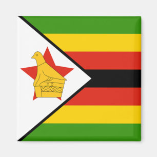 Vlag van Zimbabwe Magneet