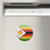 Vlag van Zimbabwe Magneet (Insitu (Vaatwasser))