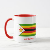 vlag van Zimbabwe Mok (Links)