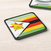 Vlag van Zimbabwe Onderzetter (Linkerzijde)