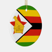 Vlag van Zimbabwe Ornament (Rechts)