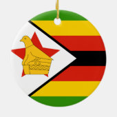 Vlag van Zimbabwe Ornament (Achterkant)