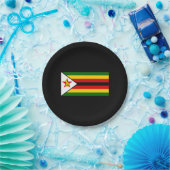 Vlag van Zimbabwe Papieren Bordje (Feest)