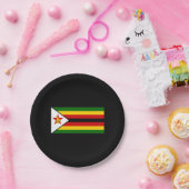 Vlag van Zimbabwe Papieren Bordje (Feest)