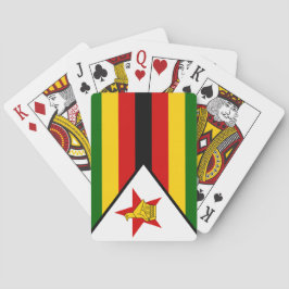 Vlag van Zimbabwe Pokerkaarten