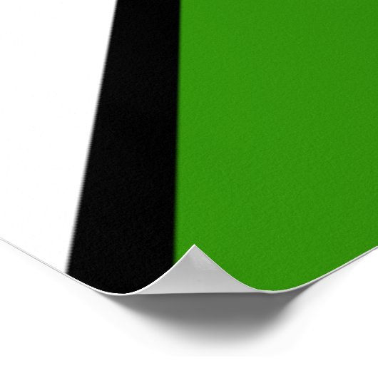 Vlag van Zimbabwe Poster (Hoek)