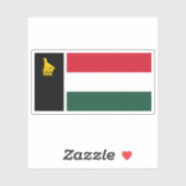Vlag van Zimbabwe Rhodesië Sticker (Vel)