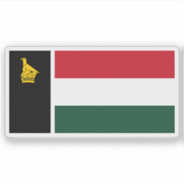 Vlag van Zimbabwe Rhodesië Sticker