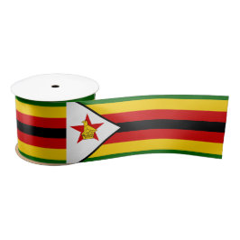 Vlag van Zimbabwe Satijnen Lint