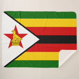 Vlag van Zimbabwe Sherpa Deken