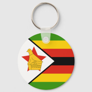 vlag van Zimbabwe Sleutelhanger