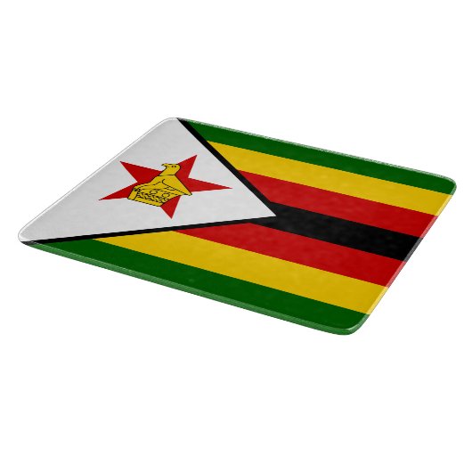 Vlag van Zimbabwe Snijplank (Hoek)