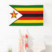 Vlag van Zimbabwe Spandoek (Insitu)