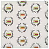 vlag van Zimbabwe Stof (Swatch)