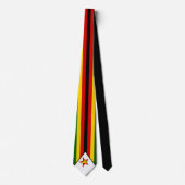 Vlag van Zimbabwe Stropdas (Voorkant)