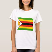 Vlag van Zimbabwe T-shirt (Voorkant)