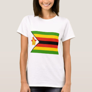 Vlag van Zimbabwe T-shirt