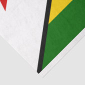 Vlag van Zimbabwe Tissuepapier (Detail)