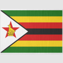 Vlag van Zimbabwe Tissuepapier