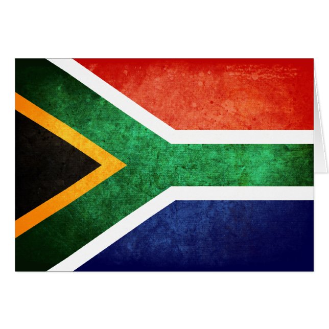 Vlag van Zuid-Afrika (Voorkant Horizontaal)
