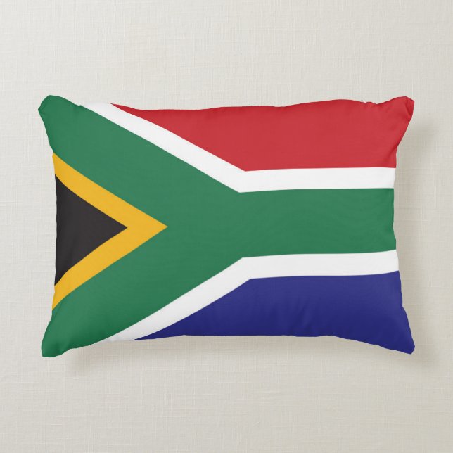 Vlag van Zuid-Afrika Accent Kussen (Voorkant)