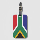 Vlag van Zuid-Afrika Bagagelabel (Voorkant (verticaal))