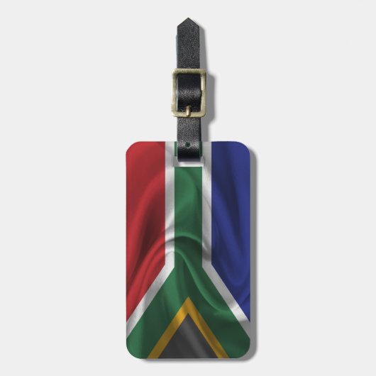 Vlag van Zuid-Afrika Bagagelabel (Voorkant verticaal)