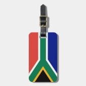 Vlag van Zuid-Afrika Bagagelabel (Voorkant verticaal)