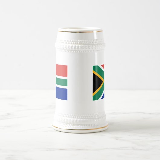 Vlag van Zuid-Afrika Bierpul (Center)
