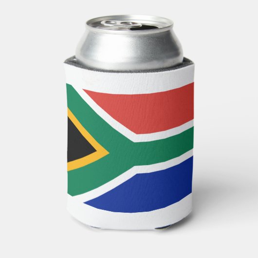 Vlag van Zuid-Afrika Blikjeskoeler (Blikje Achterkant)