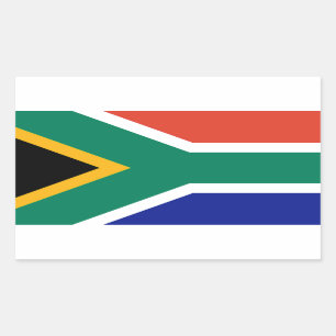 Vlag van Zuid-Afrika Bokke Rechthoekige Sticker