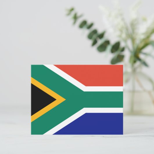Vlag van Zuid-Afrika Briefkaart (Staand voorkant)
