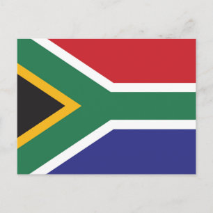 Vlag van Zuid-Afrika Briefkaart