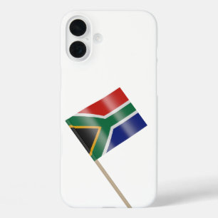 Vlag van Zuid-Afrika iPhone 16 Plus Hoesje