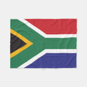 Vlag van Zuid-Afrika Fleece Deken (Voorkant (Horizontaal))