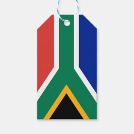 Vlag van Zuid-Afrika Gift Label Cadeaulabel