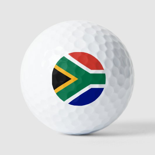 Vlag van Zuid-Afrika Golfballen (Voorkant)