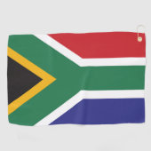 Vlag van Zuid-Afrika Golfhanddoek (Horizontaal)