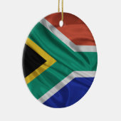 Vlag van Zuid-Afrika Keramisch Ornament (Rechts)