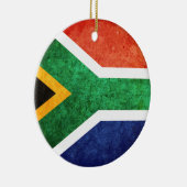 Vlag van Zuid-Afrika Keramisch Ornament (Rechts)