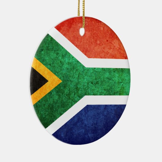 Vlag van Zuid-Afrika Keramisch Ornament (Rechts)