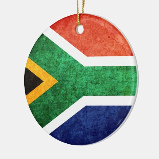 Vlag van Zuid-Afrika Keramisch Ornament (Links)