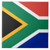 Vlag van Zuid-Afrika keramische tegel Tegeltje (Voorkant)